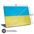 Ukraine Flag Distressed Universal Laptop 16in (13 x 9.4in) Skin